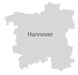 Landkarte hannover