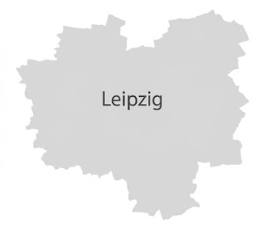 Landkarte leipzig